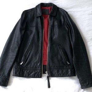 AllSaints black Leather Jacket